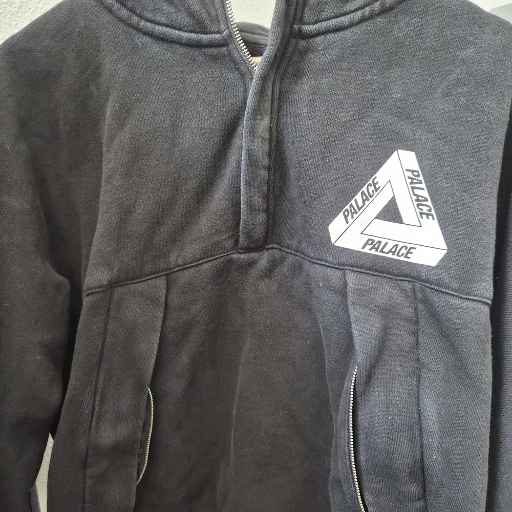 PALACE Black Zip Up Men's Sweater